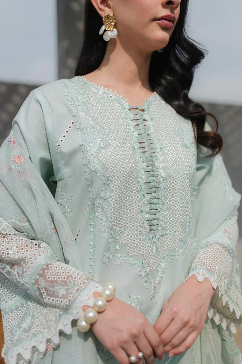 Qalamkar | Q Line Lawn Collection | JK-12 SIOFRA - Aqsa Fabrics