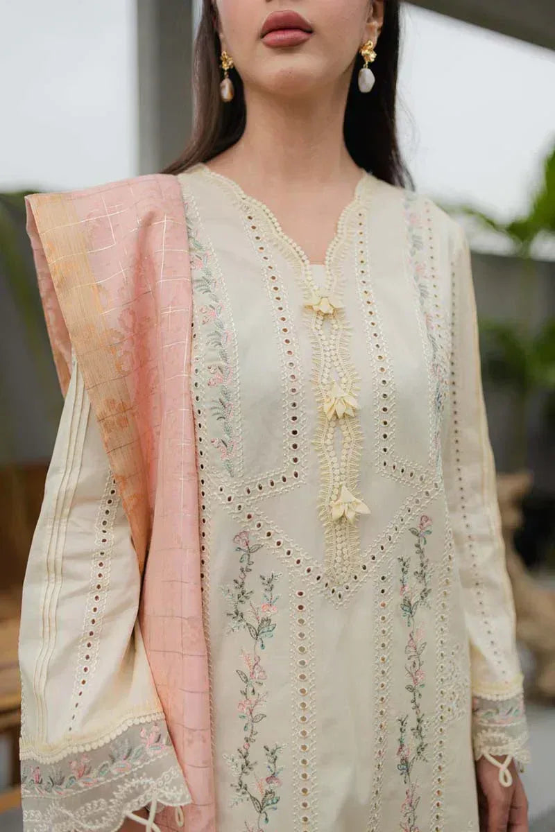 Qalamkar | Q Line Lawn Collection | JK-05 MELIORA - Aqsa Fabrics