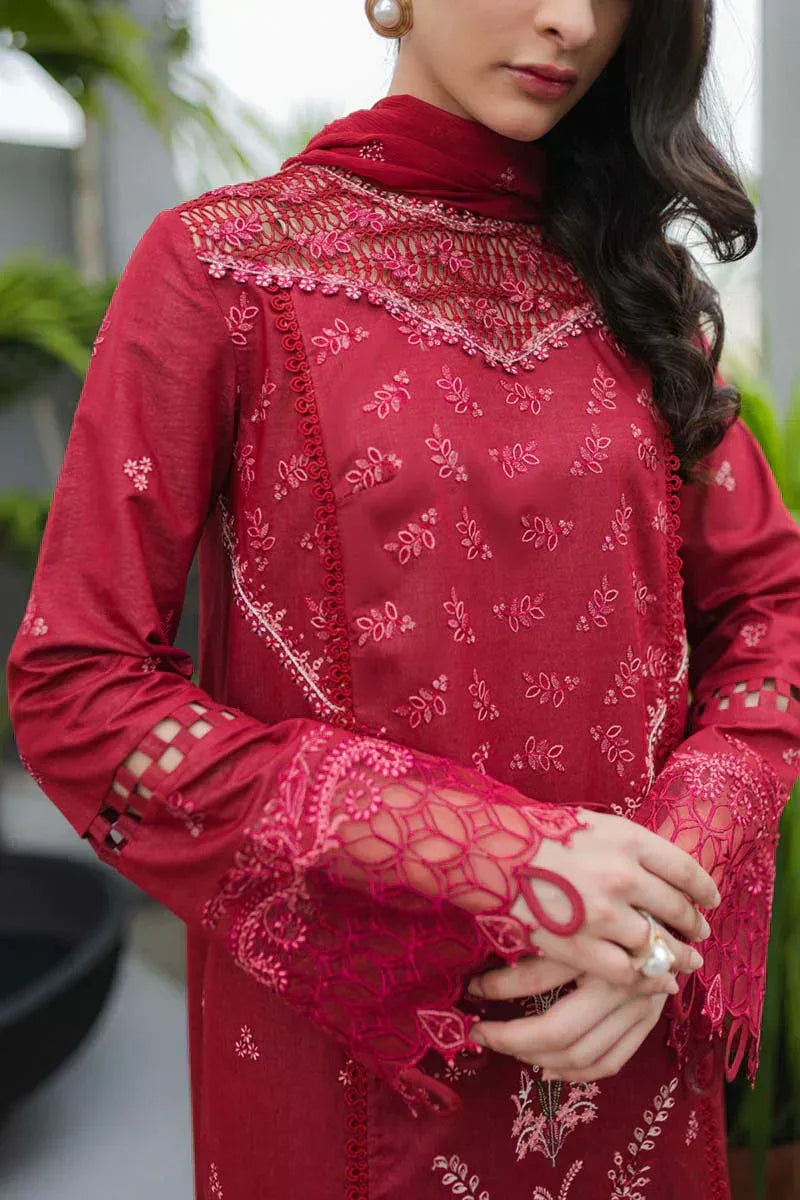 Qalamkar | Q Line Lawn Collection | JK-14 MANON - Aqsa Fabrics