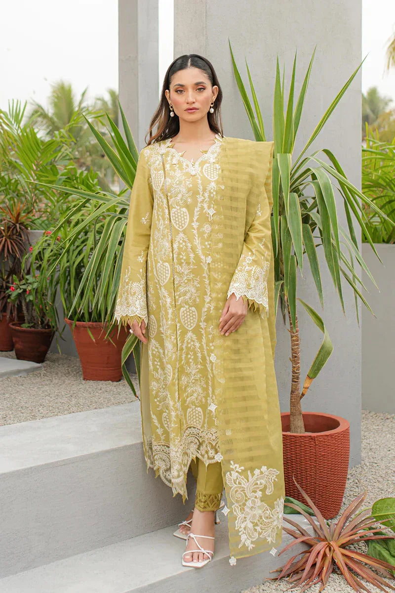 Qalamkar | Q Line Lawn Collection | JK-02 MELIS - Aqsa Fabrics