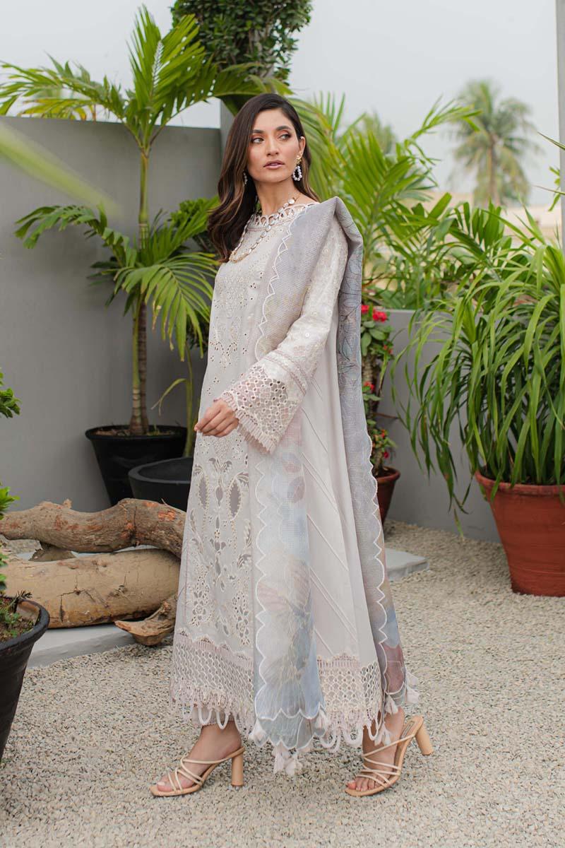 Qalamkar | Q Line Lawn Collection | JK-08 AURELIA - Aqsa Fabrics