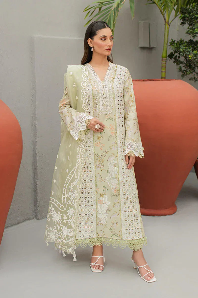 Qalamkar | Q Line Lawn Collection | JK-01 EULALIA - Aqsa Fabrics