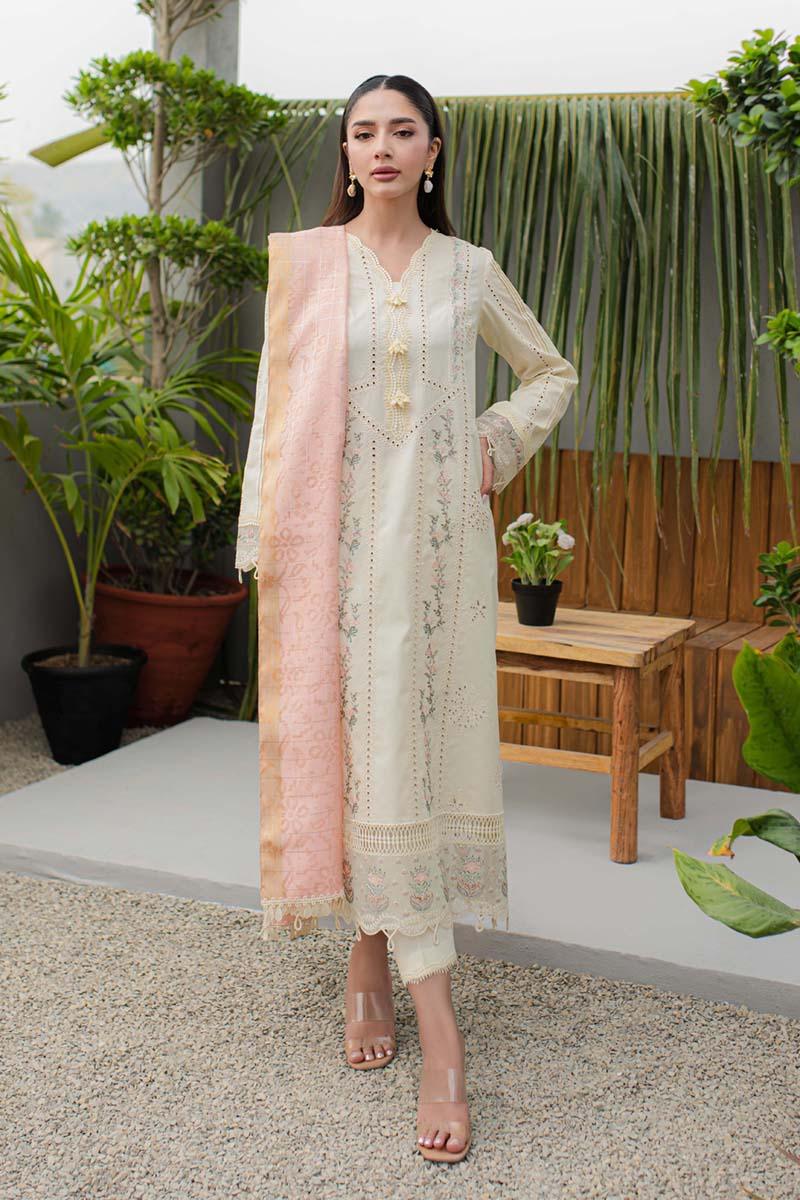 Qalamkar | Q Line Lawn Collection | JK-05 MELIORA - Aqsa Fabrics