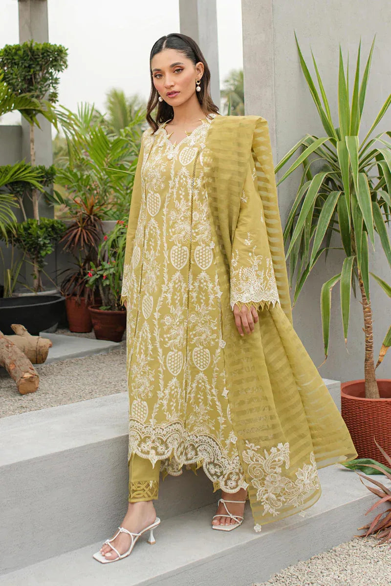 Qalamkar | Q Line Lawn Collection | JK-02 MELIS - Aqsa Fabrics