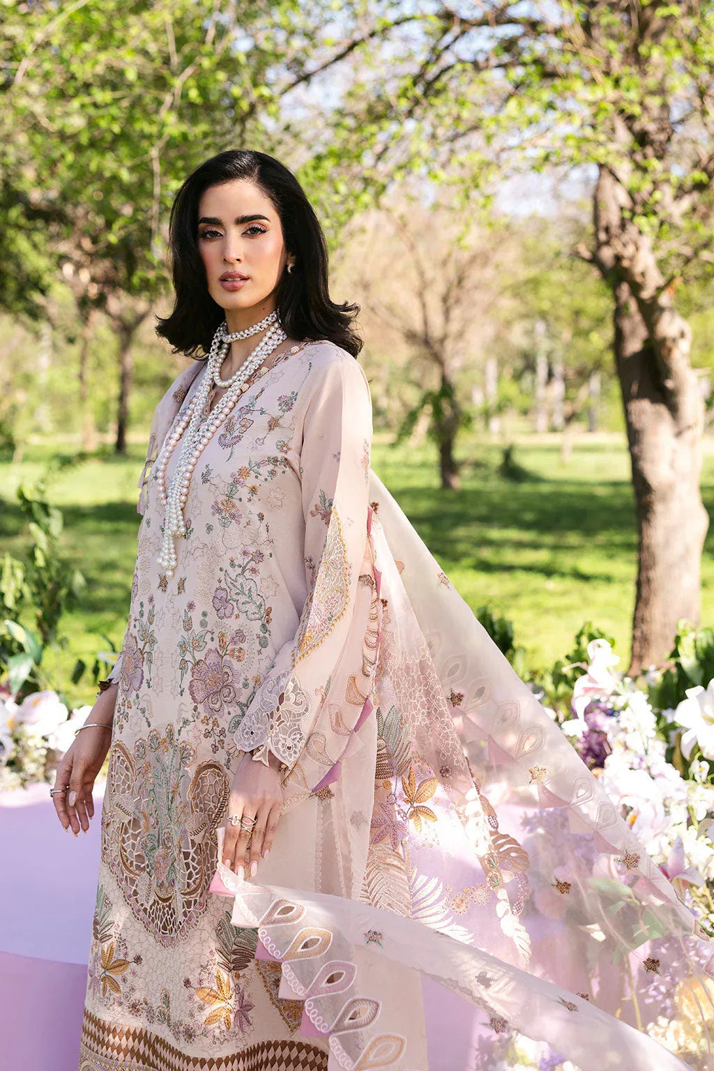 Ramsha | Riwayat Lawn Collection | Y-1308 - Aqsa Fabrics