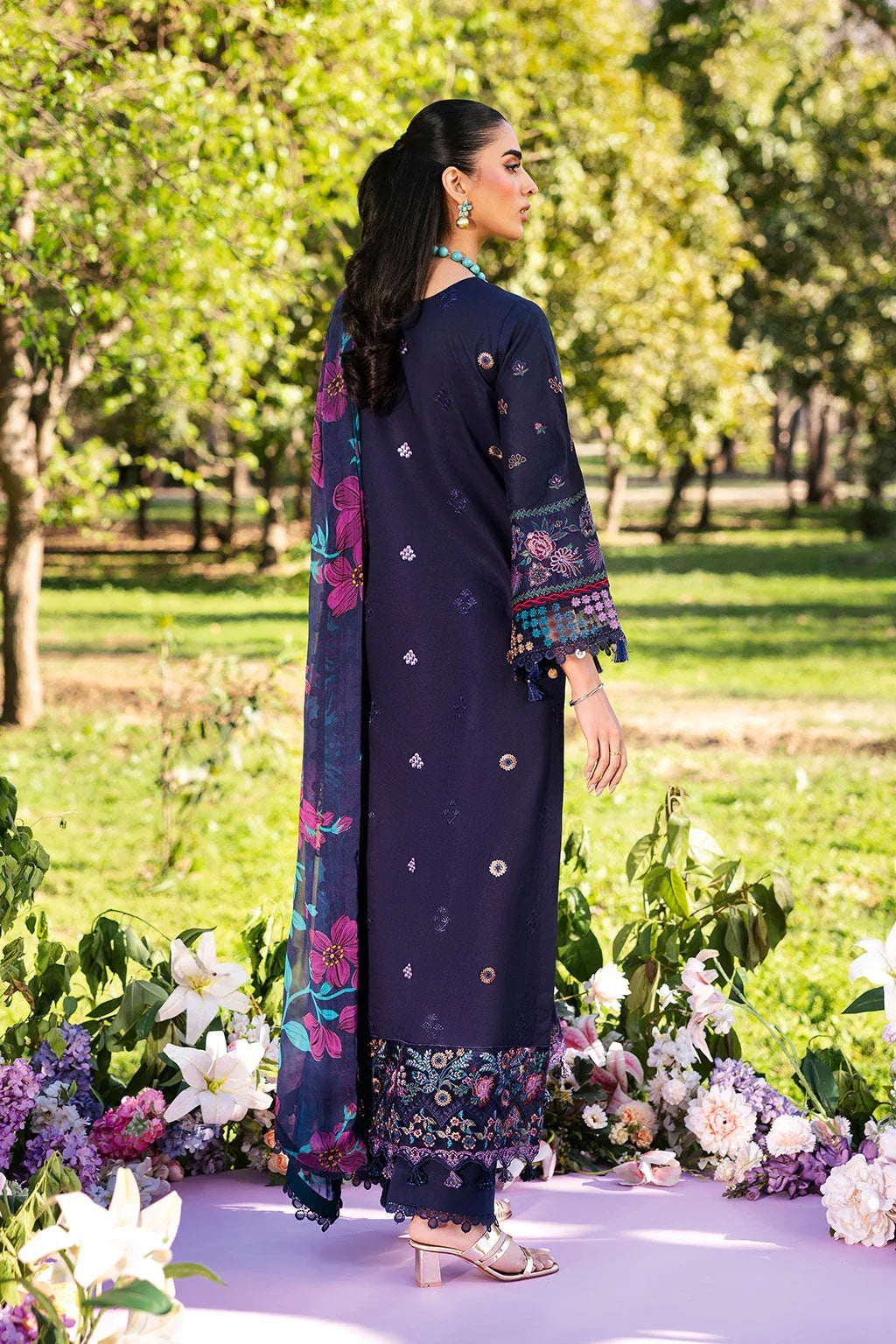 Ramsha | Riwayat Lawn Collection | Y-1307 - Aqsa Fabrics