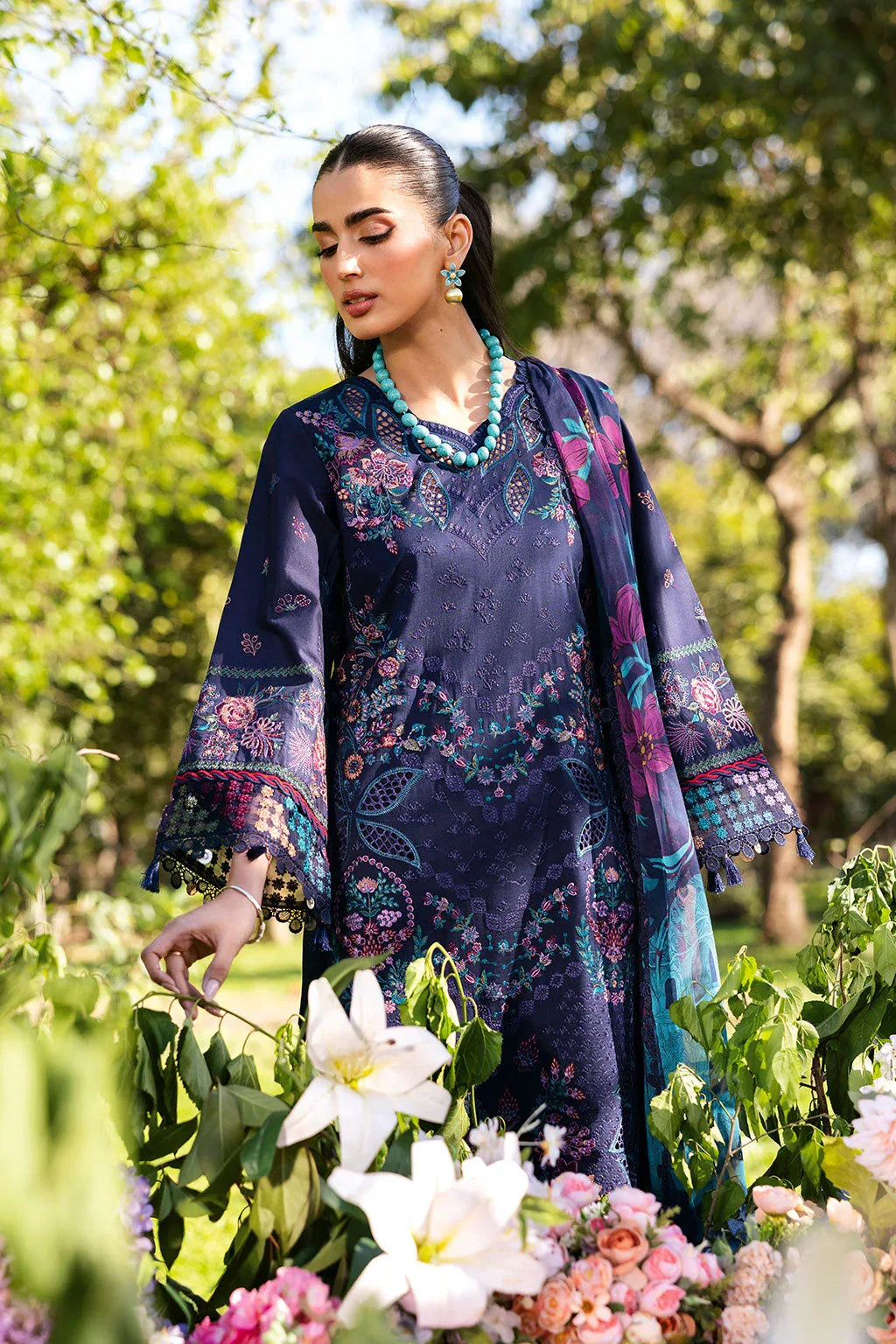 Ramsha | Riwayat Lawn Collection | Y-1307 - Aqsa Fabrics