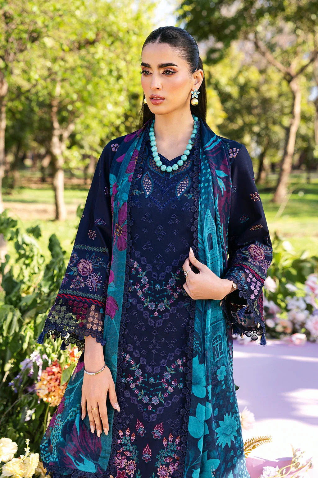 Ramsha | Riwayat Lawn Collection | Y-1307 - Aqsa Fabrics