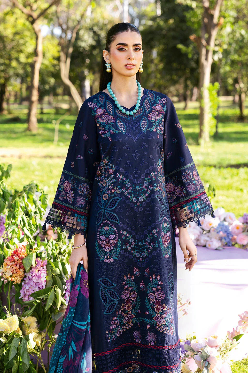 Ramsha | Riwayat Lawn Collection | Y-1307 - Aqsa Fabrics