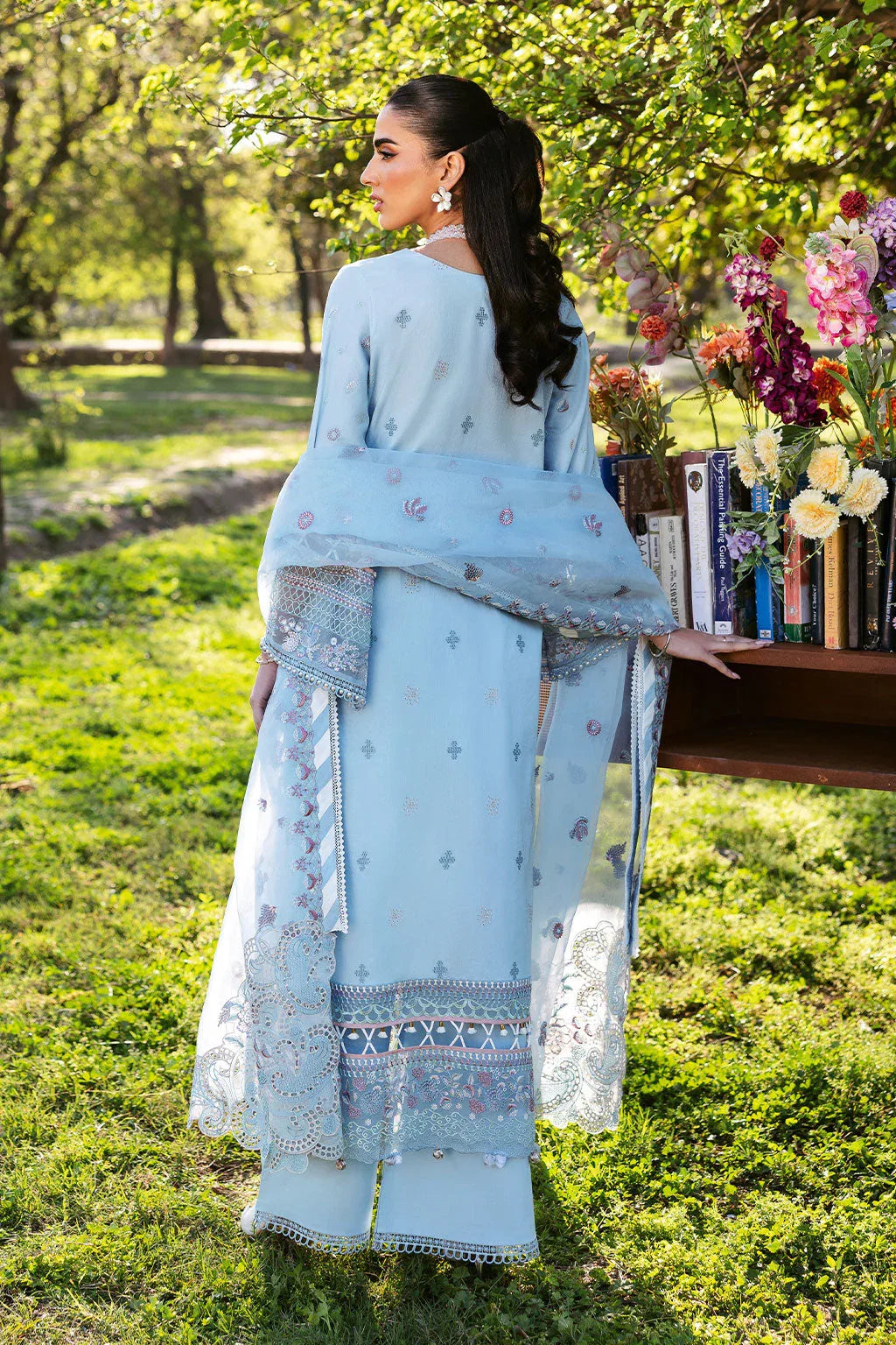 Ramsha | Riwayat Lawn Collection | Y-1306 - Aqsa Fabrics