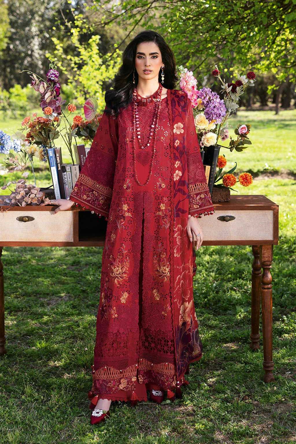 Ramsha | Riwayat Lawn Collection | Y-1309 - Aqsa Fabrics