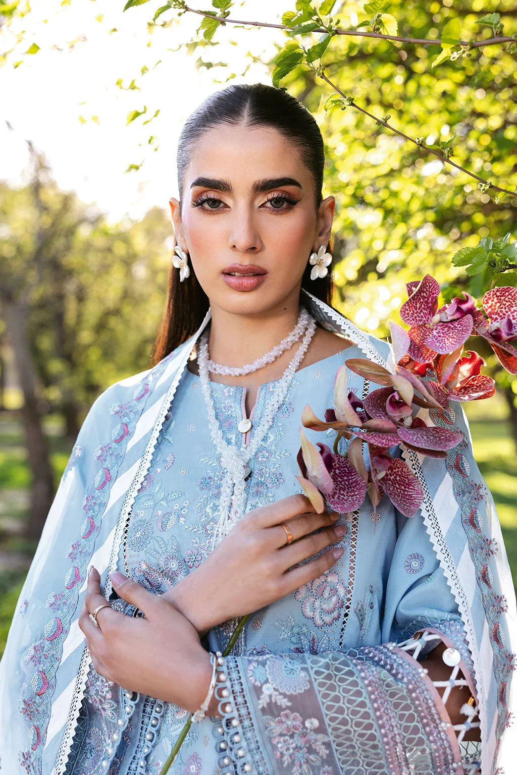 Ramsha | Riwayat Lawn Collection | Y-1306 - Aqsa Fabrics
