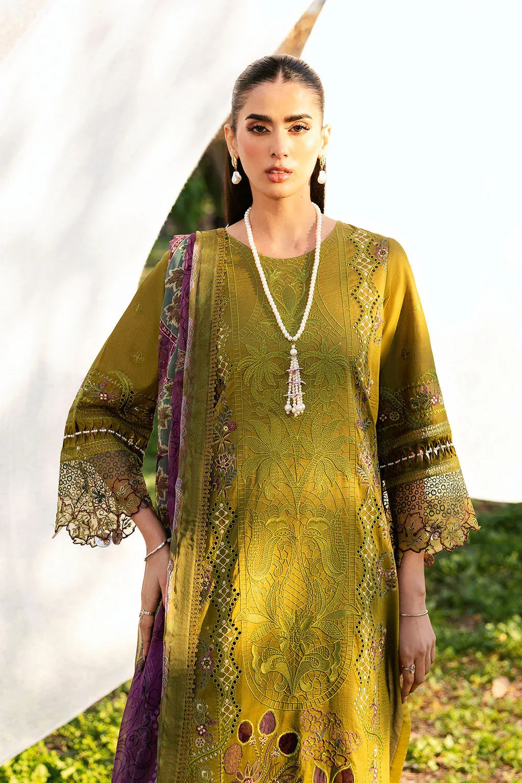 Ramsha | Riwayat Lawn Collection | Y-1303 - Aqsa Fabrics