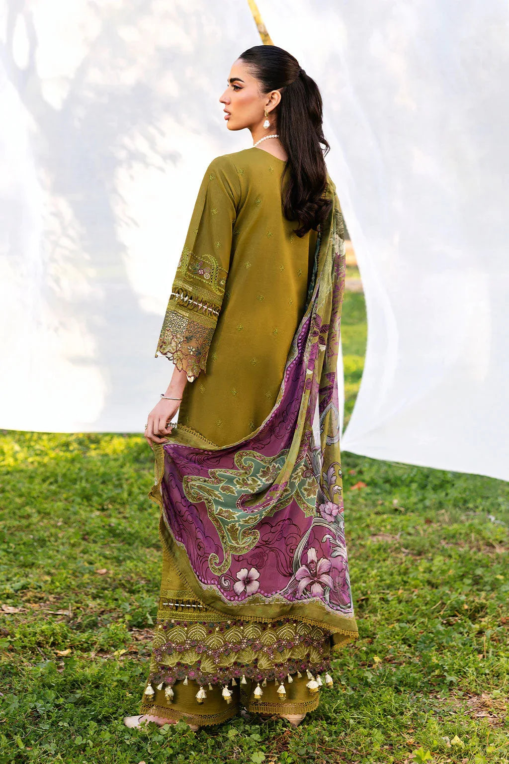 Ramsha | Riwayat Lawn Collection | Y-1303 - Aqsa Fabrics