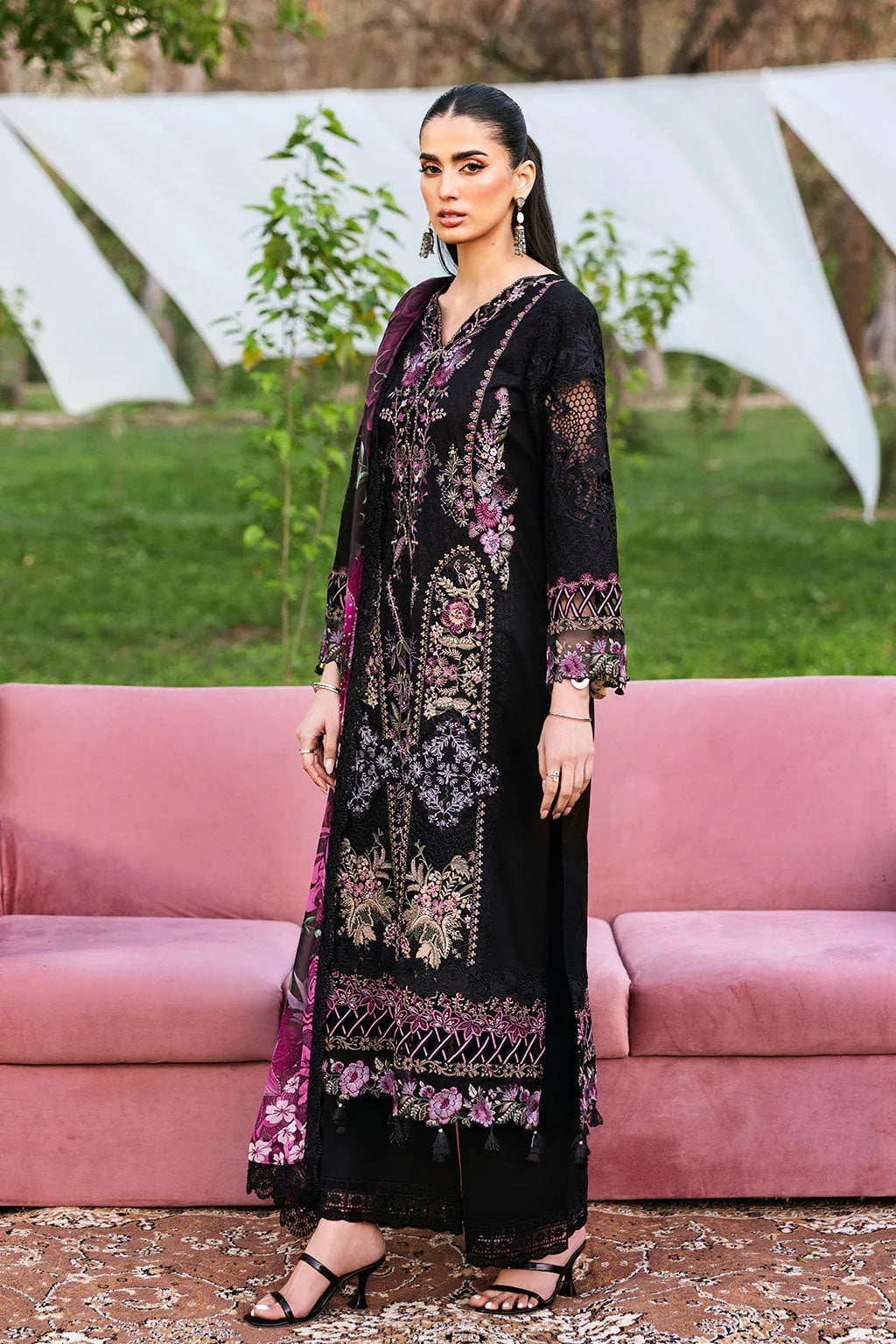Ramsha | Riwayat Lawn Collection | Y-1302 - Aqsa Fabrics
