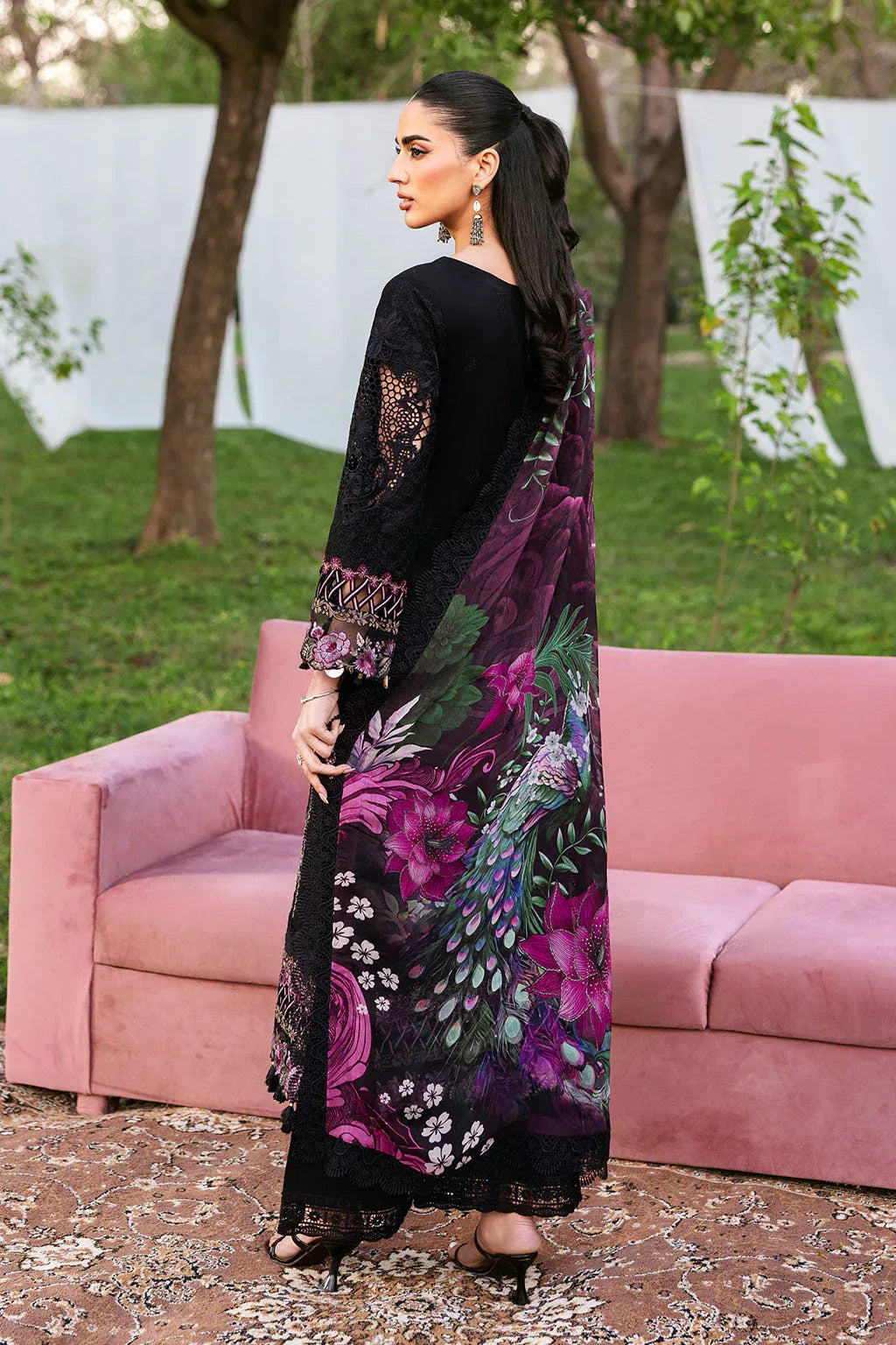 Ramsha | Riwayat Lawn Collection | Y-1302 - Aqsa Fabrics