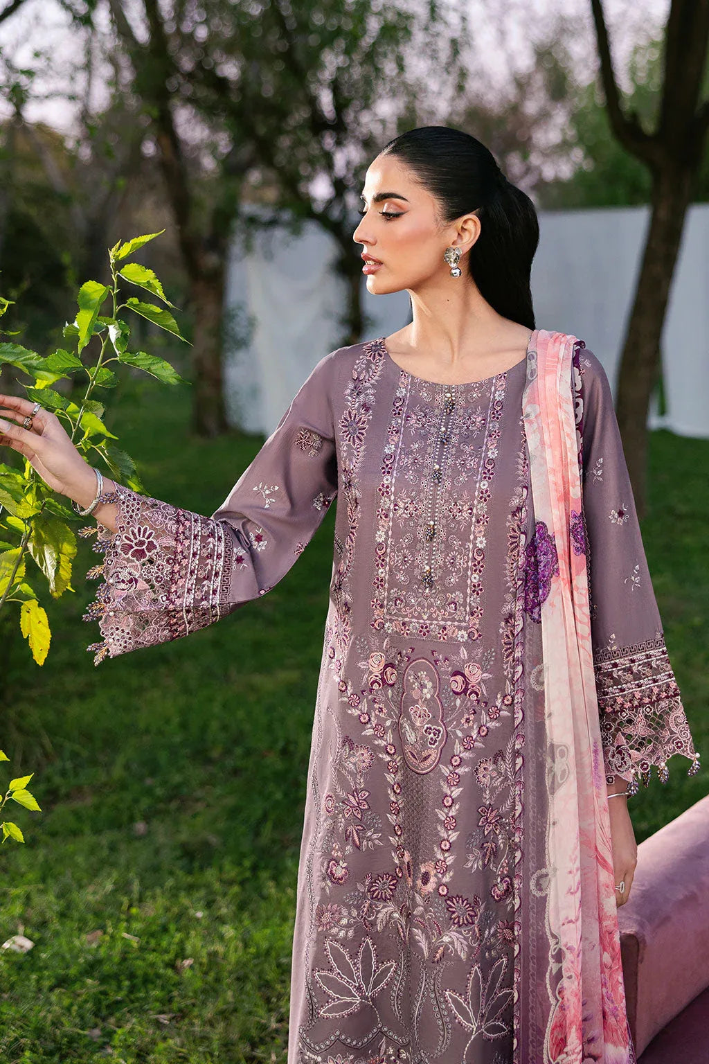 Ramsha | Riwayat Lawn Collection | Y-1310 - Aqsa Fabrics