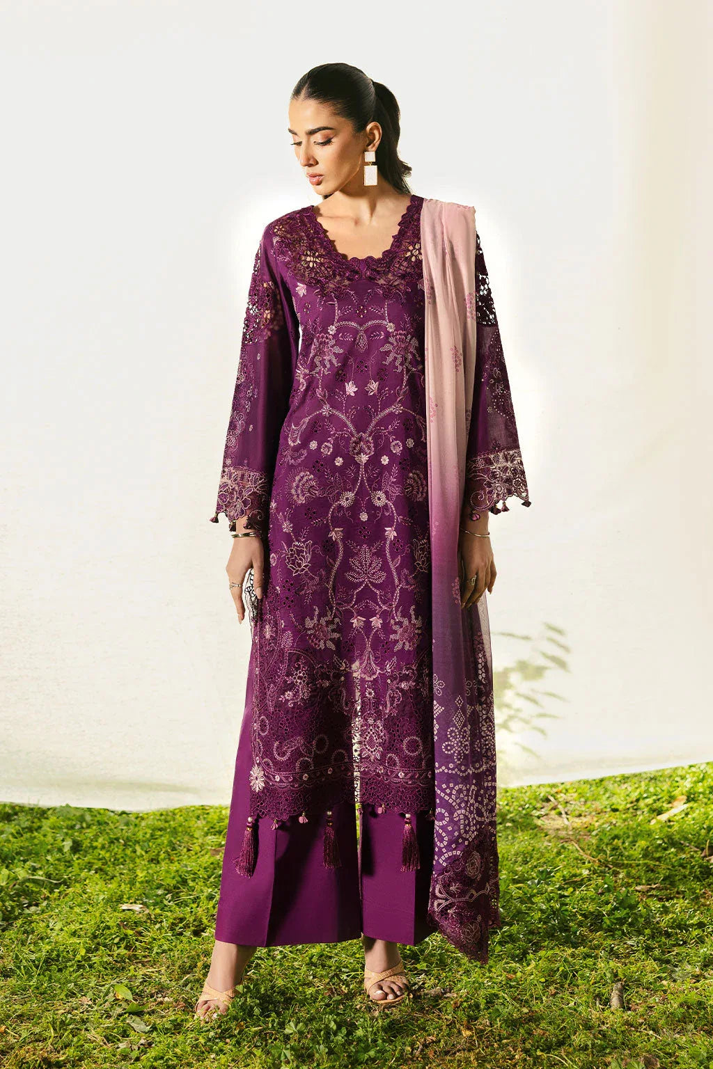 Ramsha | Riwayat Lawn Collection | Y-1305 - Aqsa Fabrics