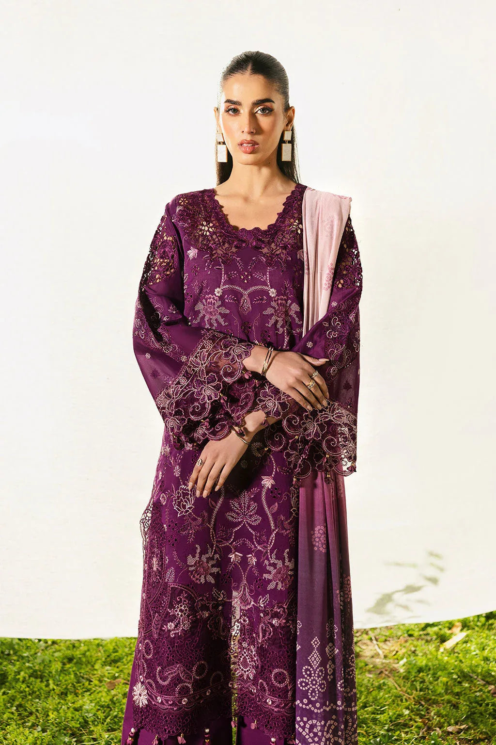 Ramsha | Riwayat Lawn Collection | Y-1305 - Aqsa Fabrics