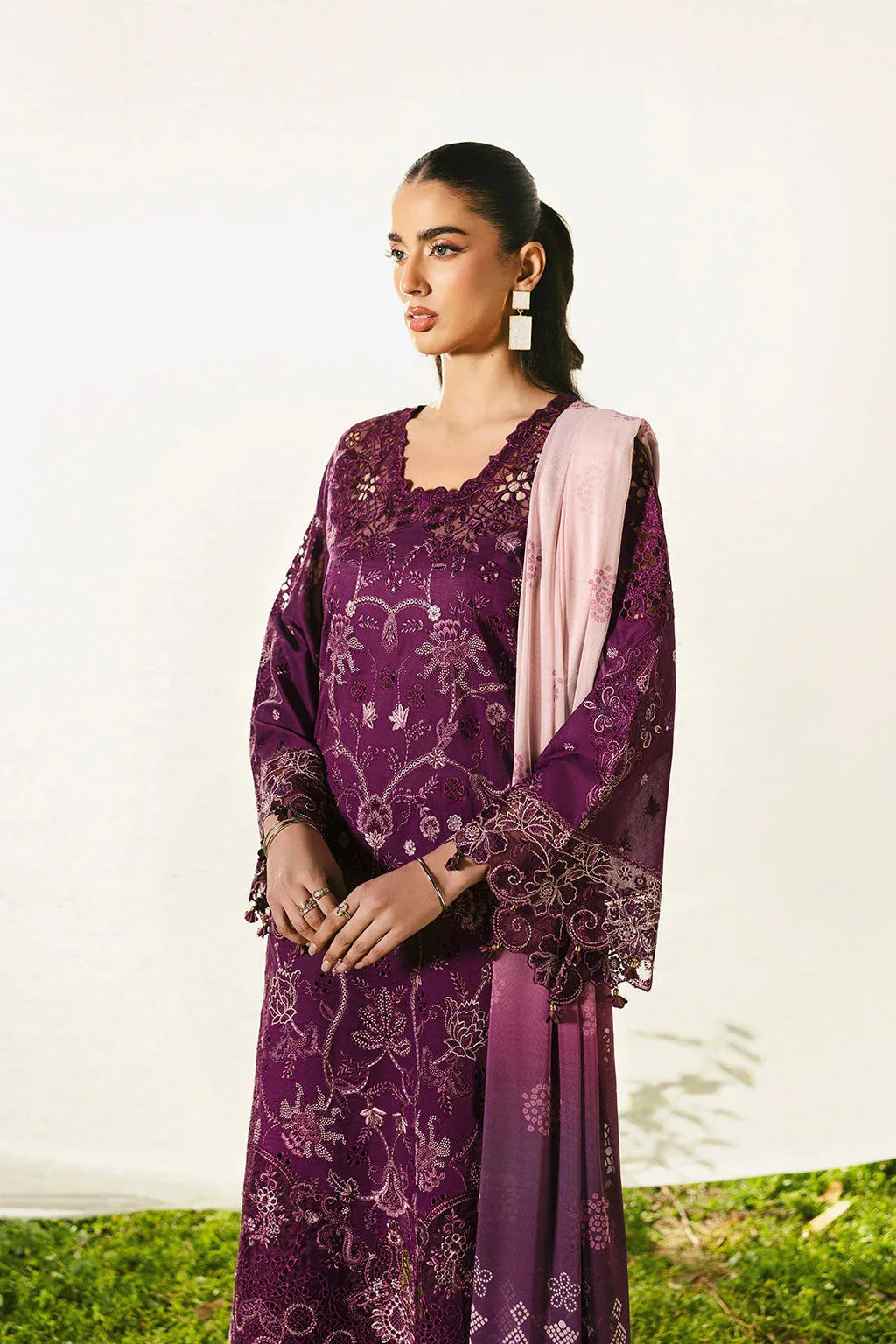 Ramsha | Riwayat Lawn Collection | Y-1305 - Aqsa Fabrics