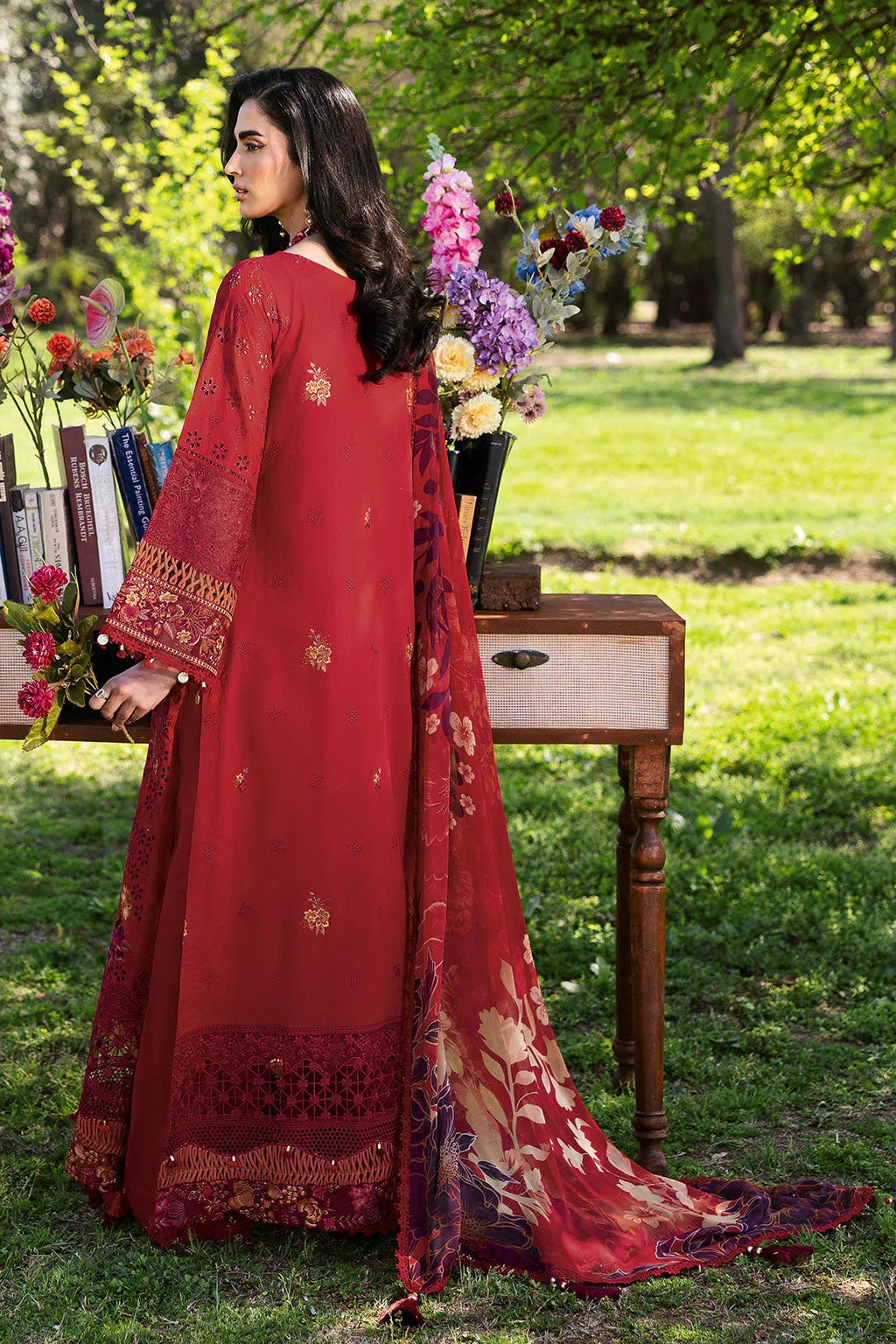 Ramsha | Riwayat Lawn Collection | Y-1309 - Aqsa Fabrics