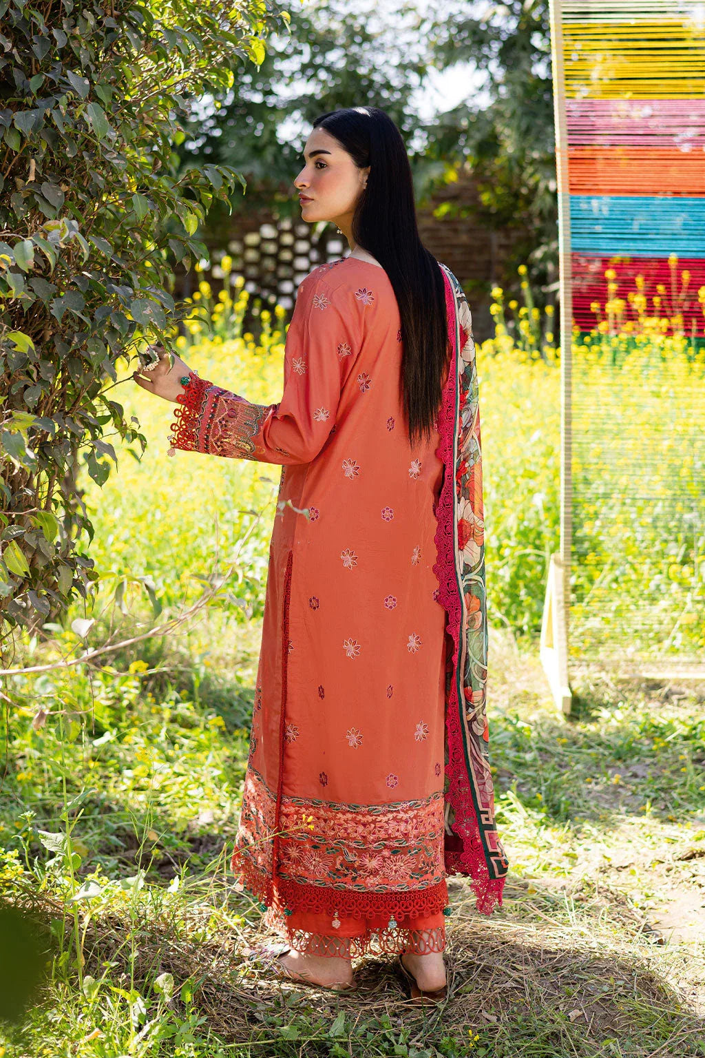 Ramsha | Riwayat Lawn Collection | Y-1205 - Aqsa Fabrics