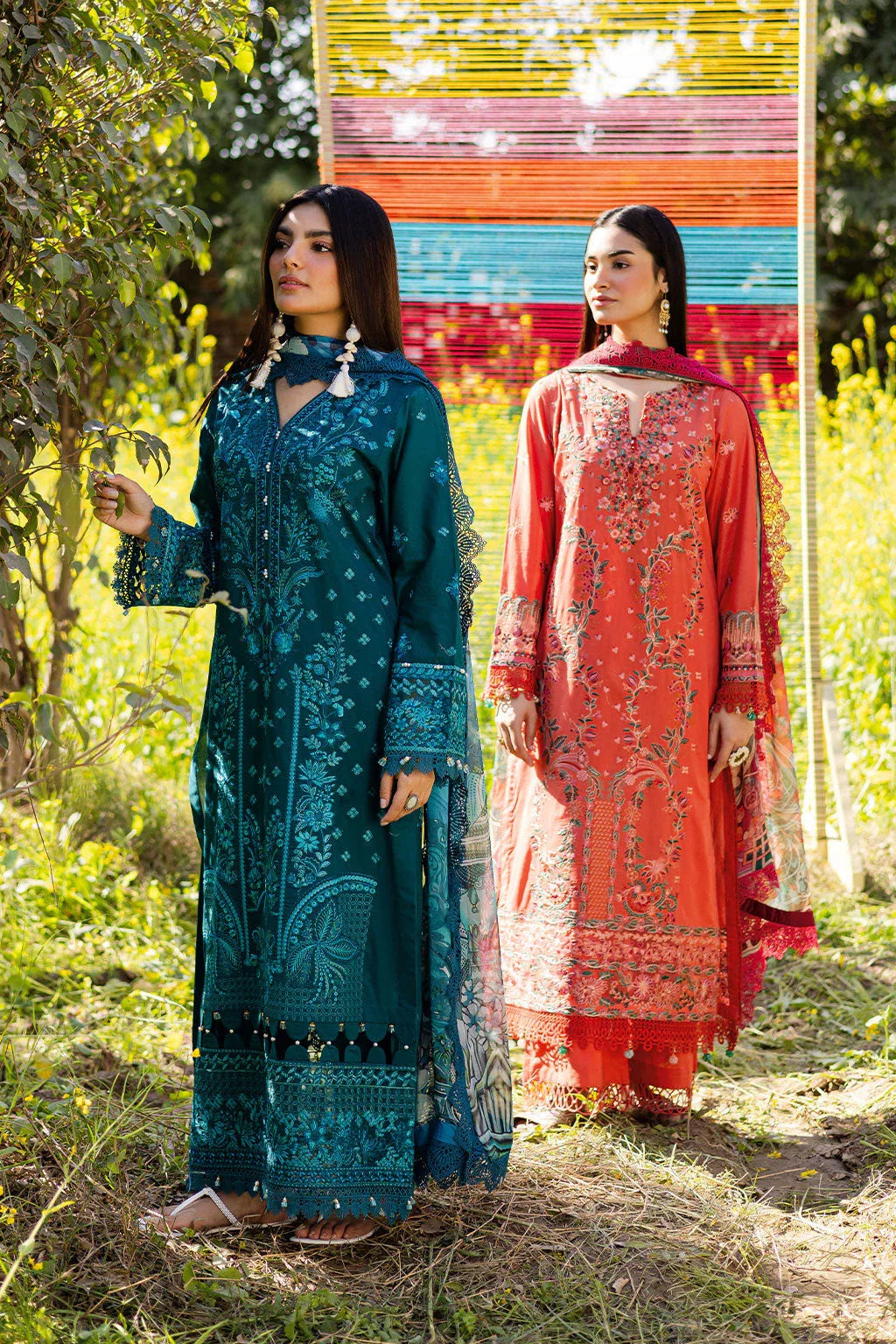 Ramsha | Riwayat Lawn Collection | Y-1206 - Aqsa Fabrics