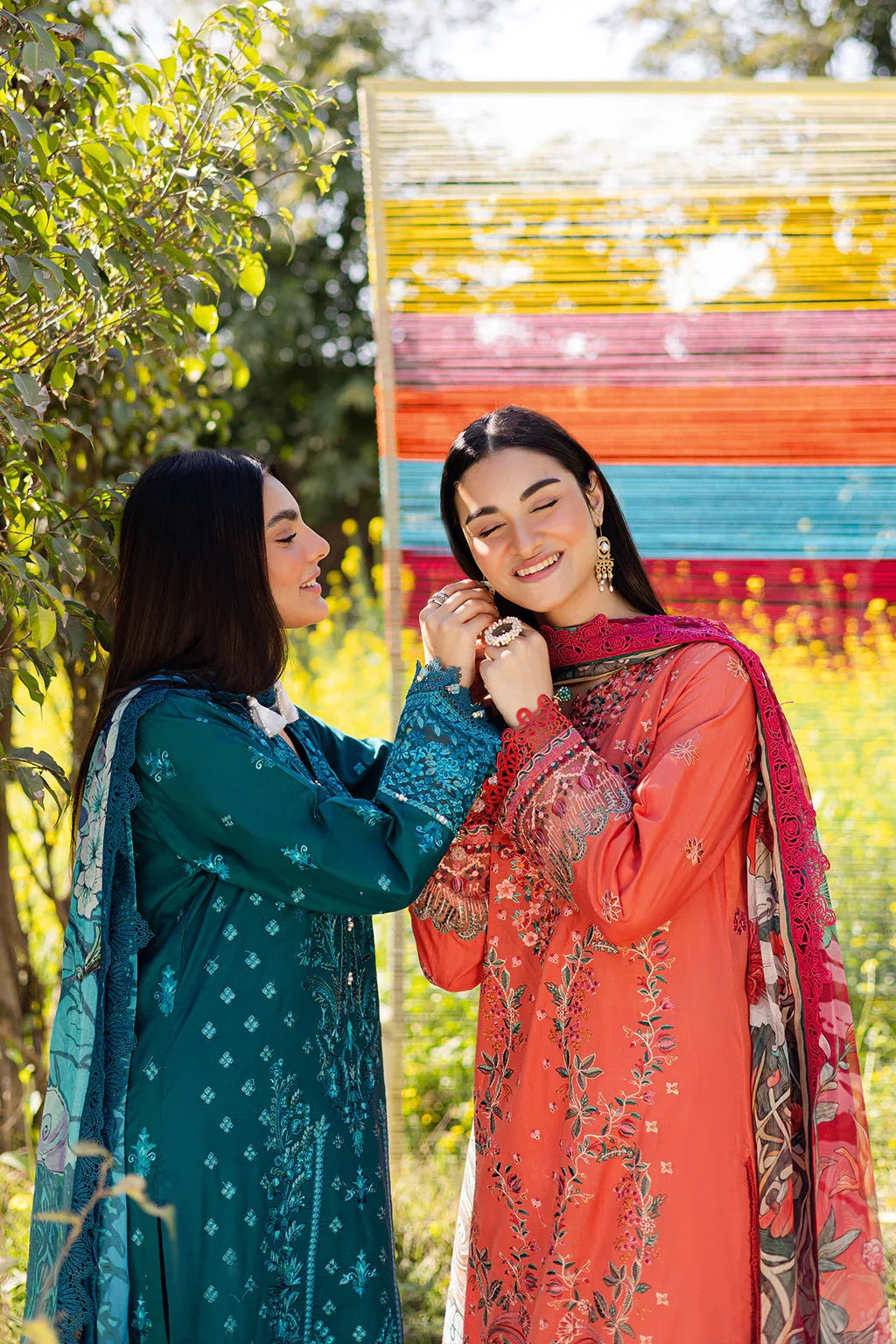 Ramsha | Riwayat Lawn Collection | Y-1206 - Aqsa Fabrics
