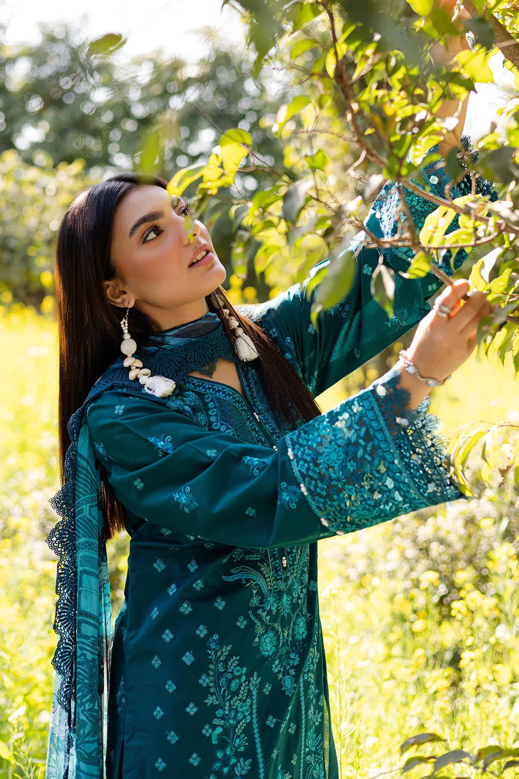 Ramsha | Riwayat Lawn Collection | Y-1206 - Aqsa Fabrics