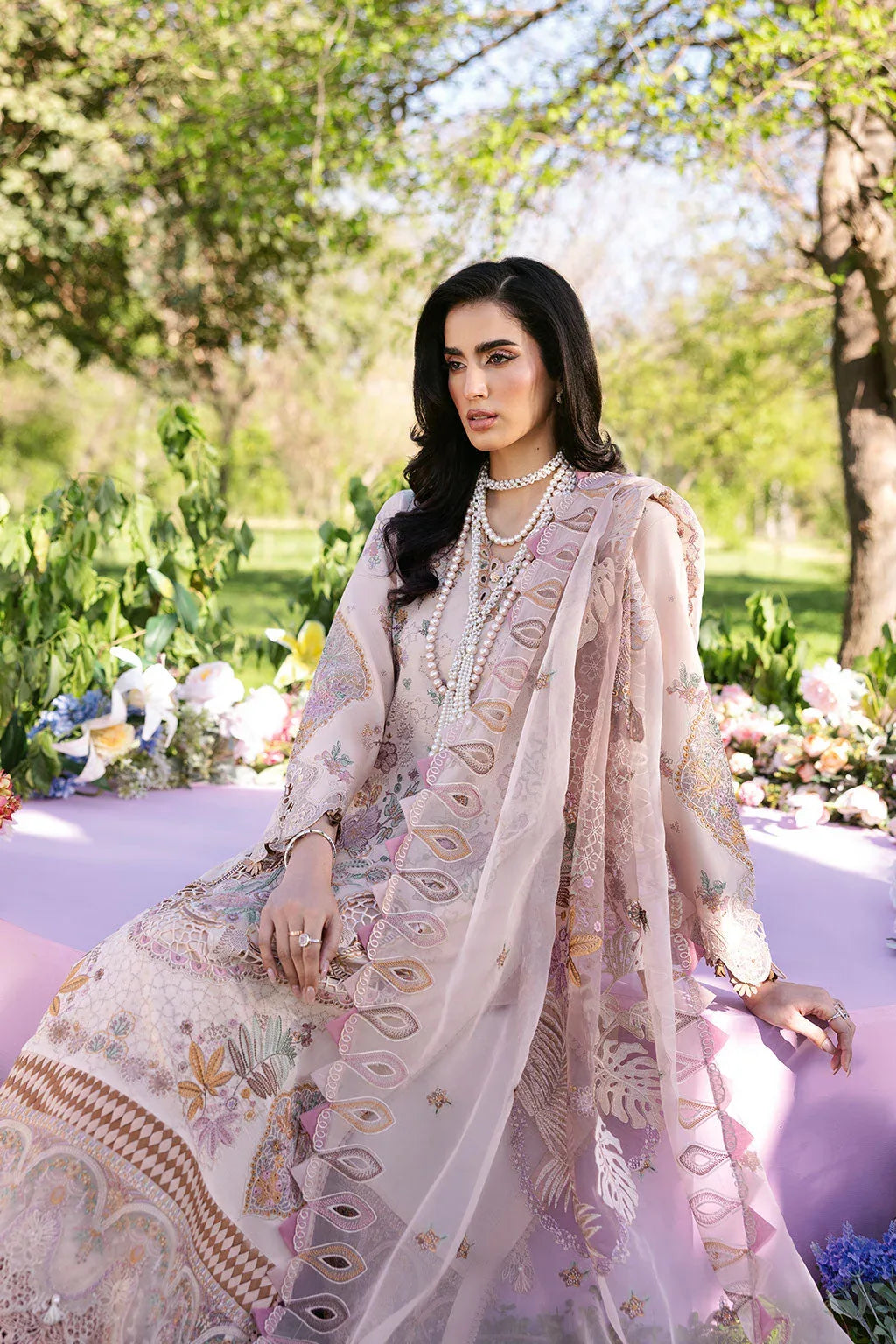 Ramsha | Riwayat Lawn Collection | Y-1308 - Aqsa Fabrics
