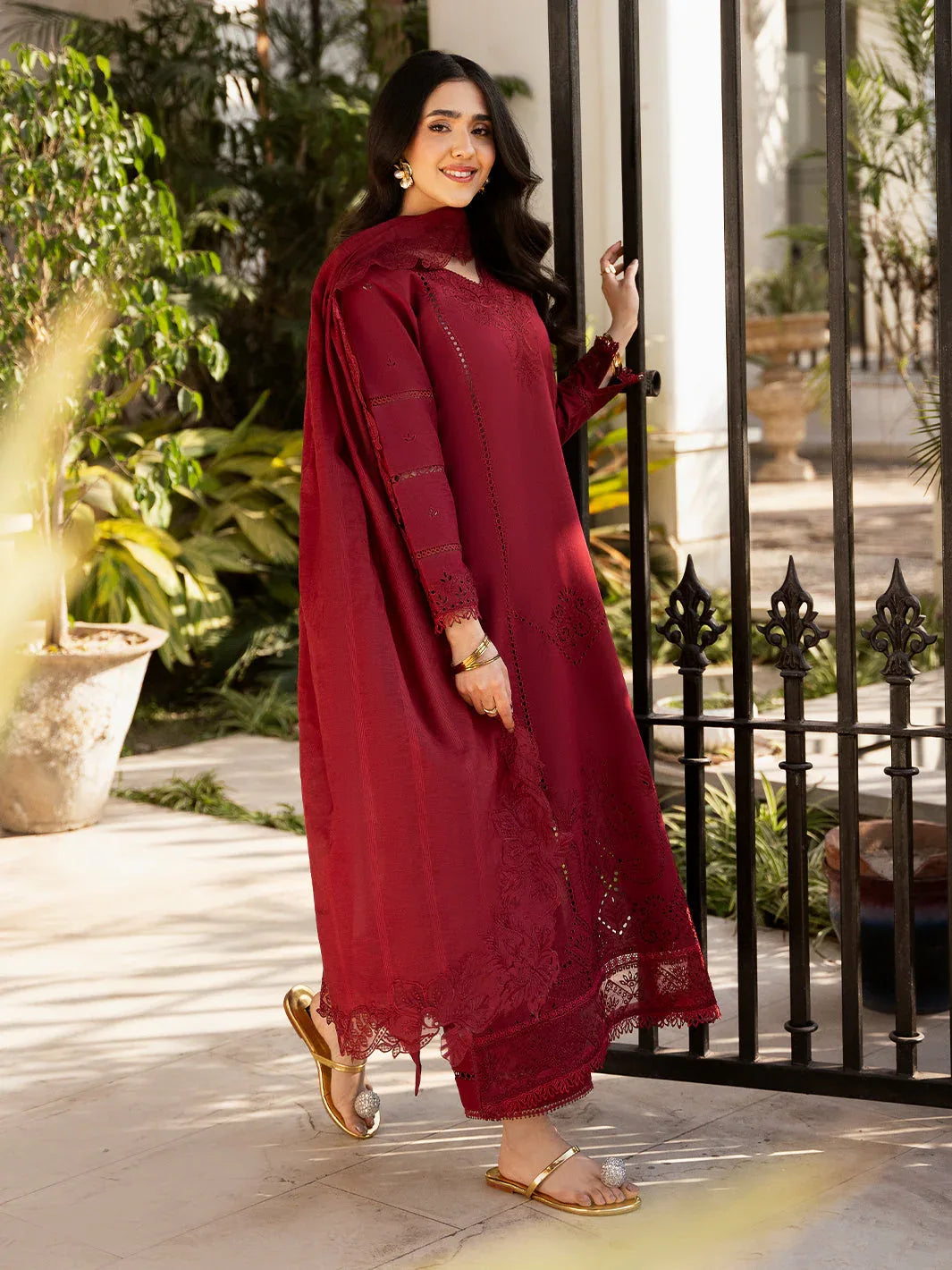 Izel | Mahveen Festive Lawn 25 | RAHMA - Aqsa Fabrics