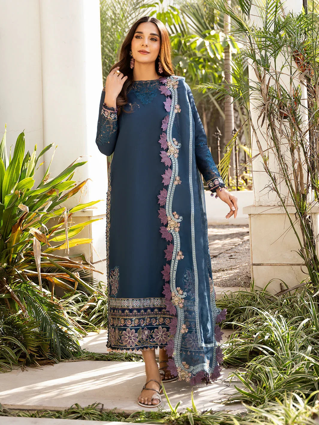 Izel | Mahveen Festive Lawn 25 | RAISA - Aqsa Fabrics