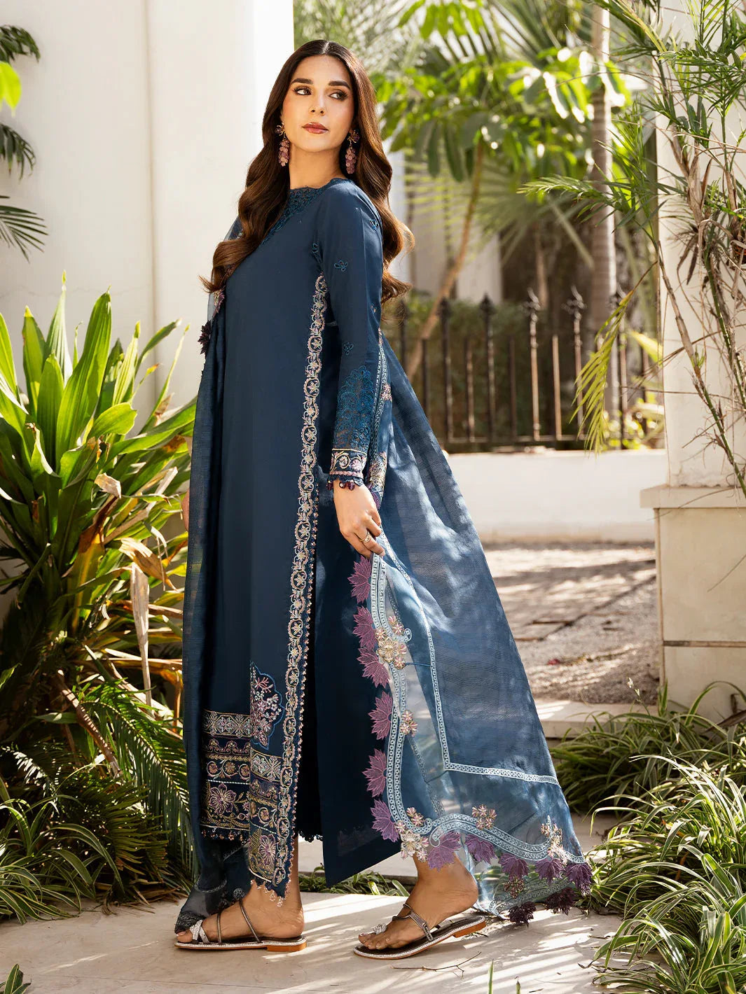 Izel | Mahveen Festive Lawn 25 | RAISA - Aqsa Fabrics