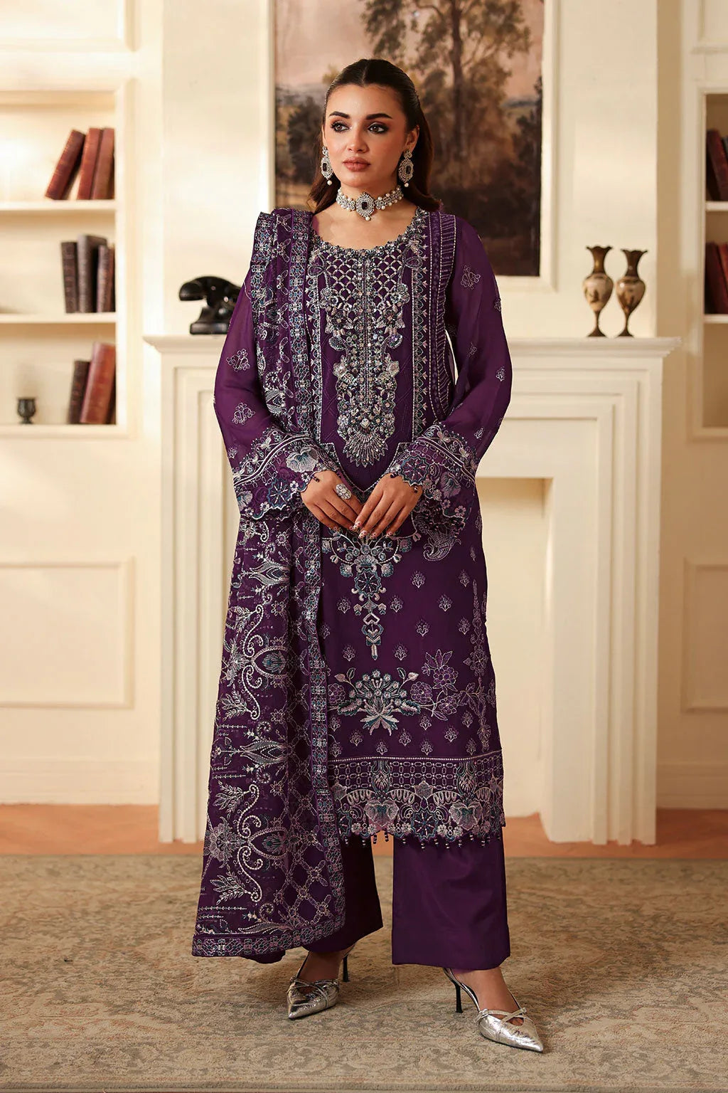 Ramsha | Dastaan Formals | T-406 - Aqsa Fabrics