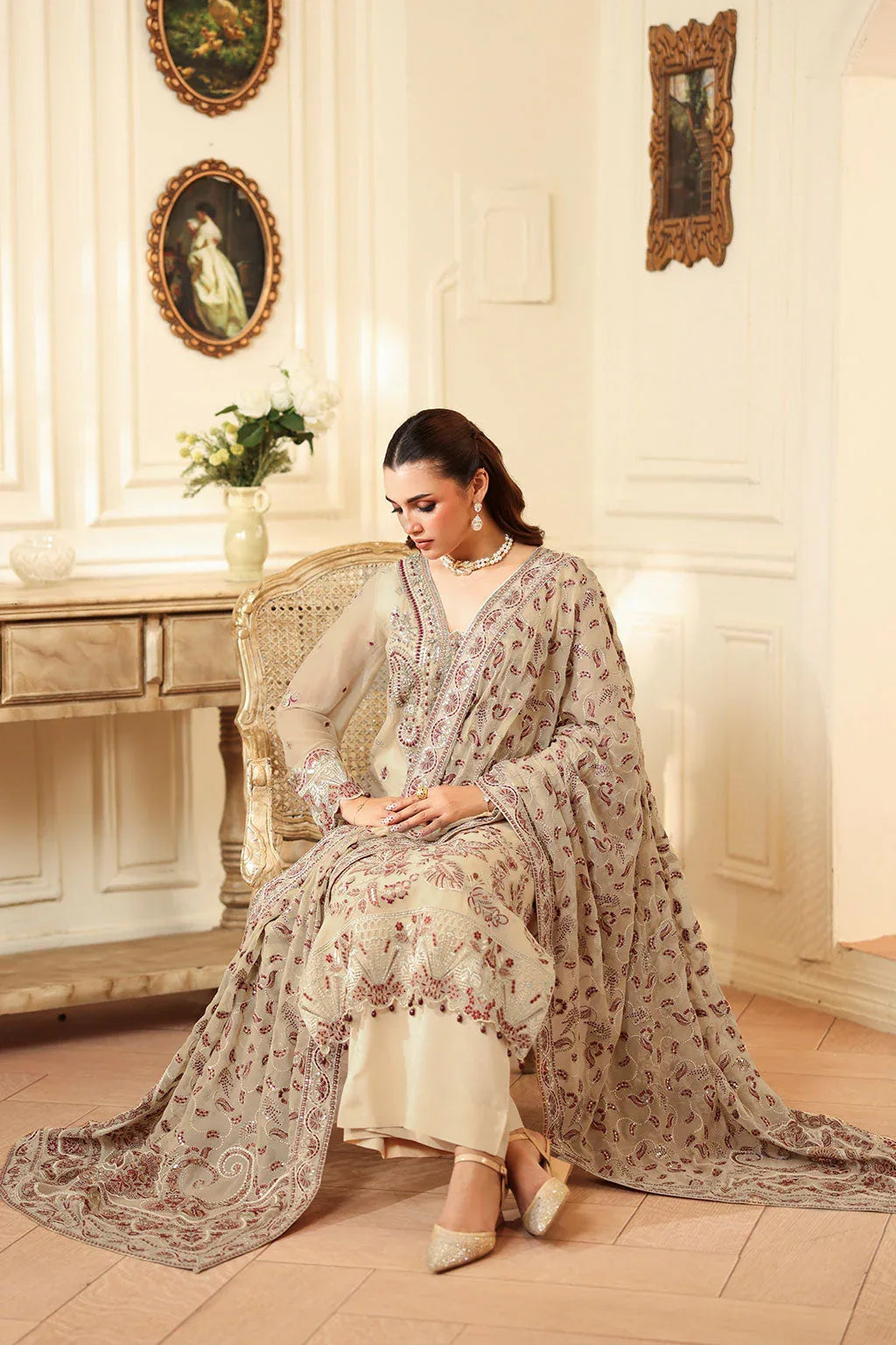 Ramsha | Dastaan Formals | T-401 - Aqsa Fabrics