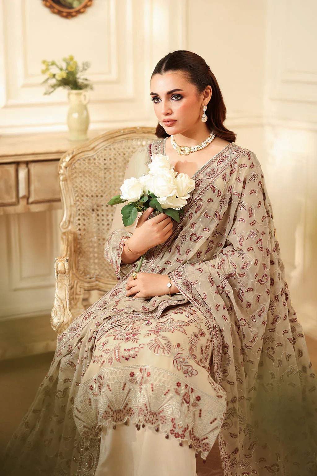 Ramsha | Dastaan Formals | T-401 - Aqsa Fabrics