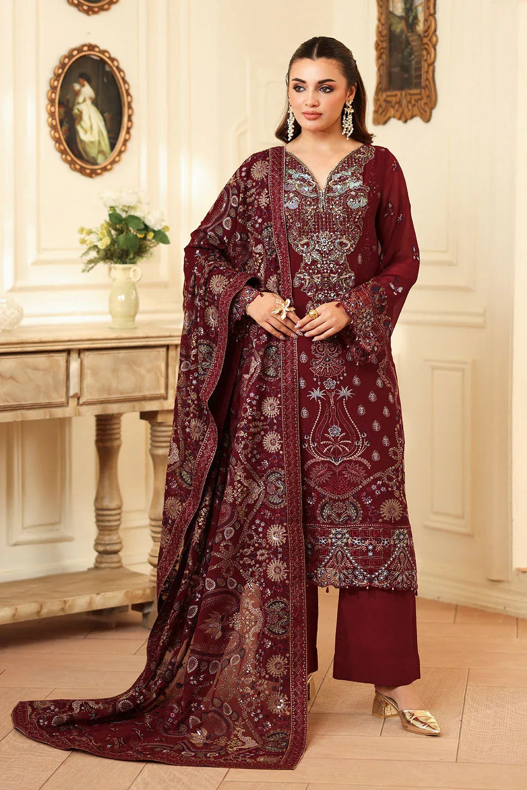 Ramsha | Dastaan Formals | T-404 - Aqsa Fabrics