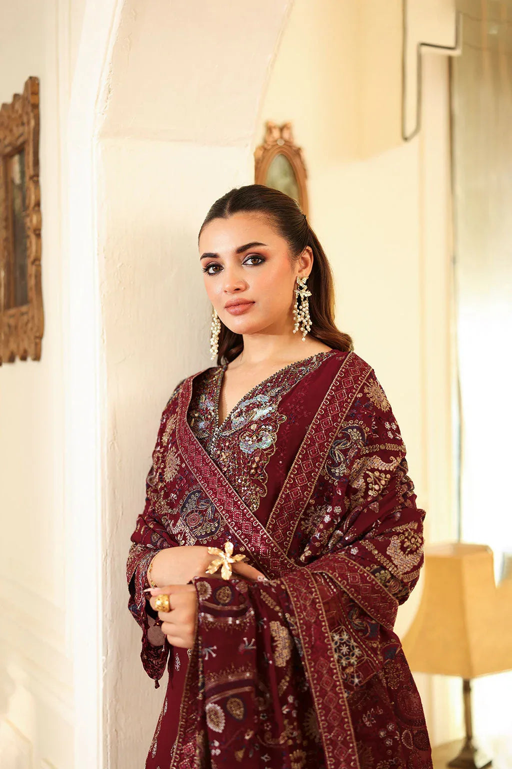 Ramsha | Dastaan Formals | T-404 - Aqsa Fabrics