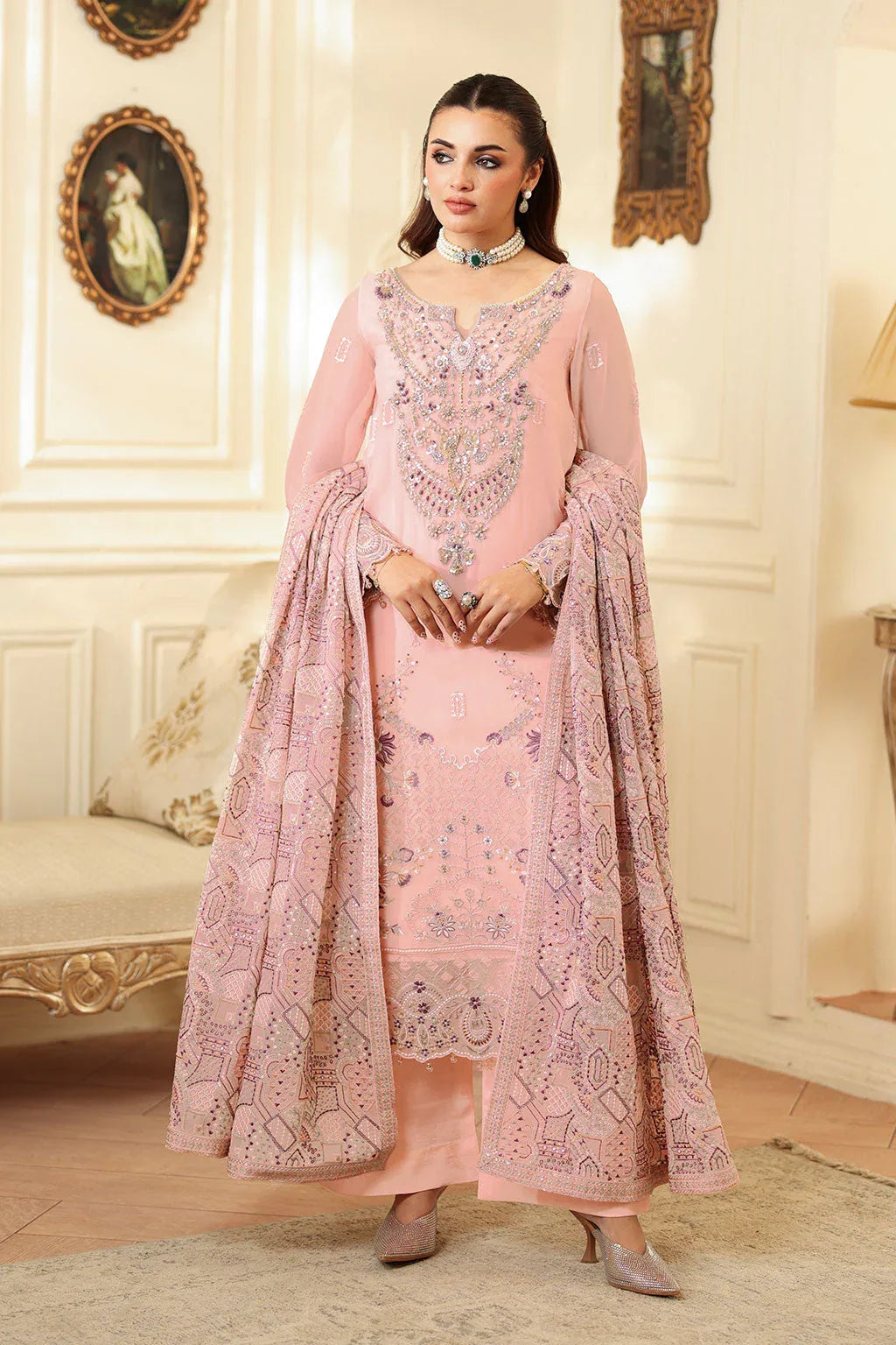 Ramsha | Dastaan Formals | T-403 - Aqsa Fabrics