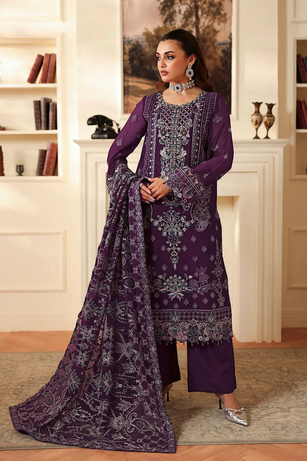 Ramsha | Dastaan Formals | T-406 - Aqsa Fabrics