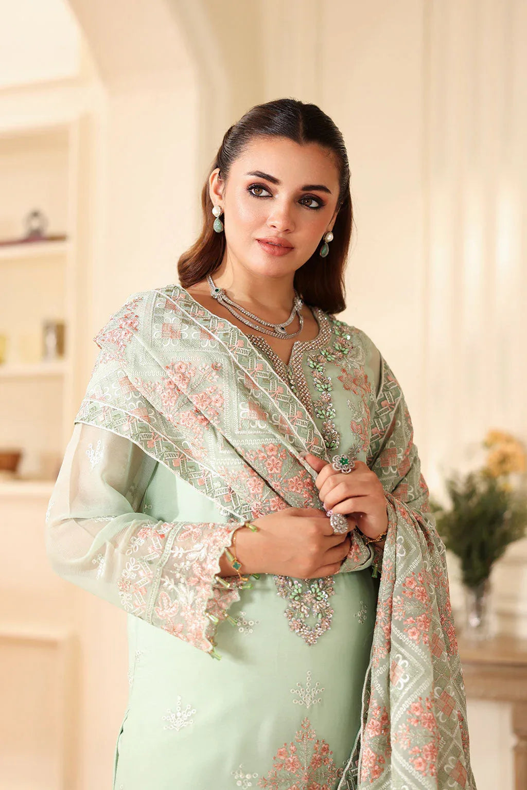 Ramsha | Dastaan Formals | T-407 - Aqsa Fabrics
