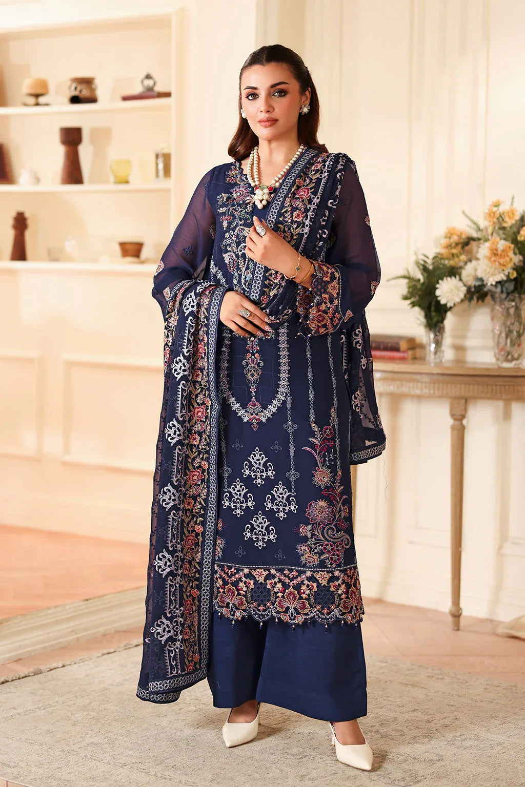 Ramsha | Dastaan Formals |T-408 - Aqsa Fabrics