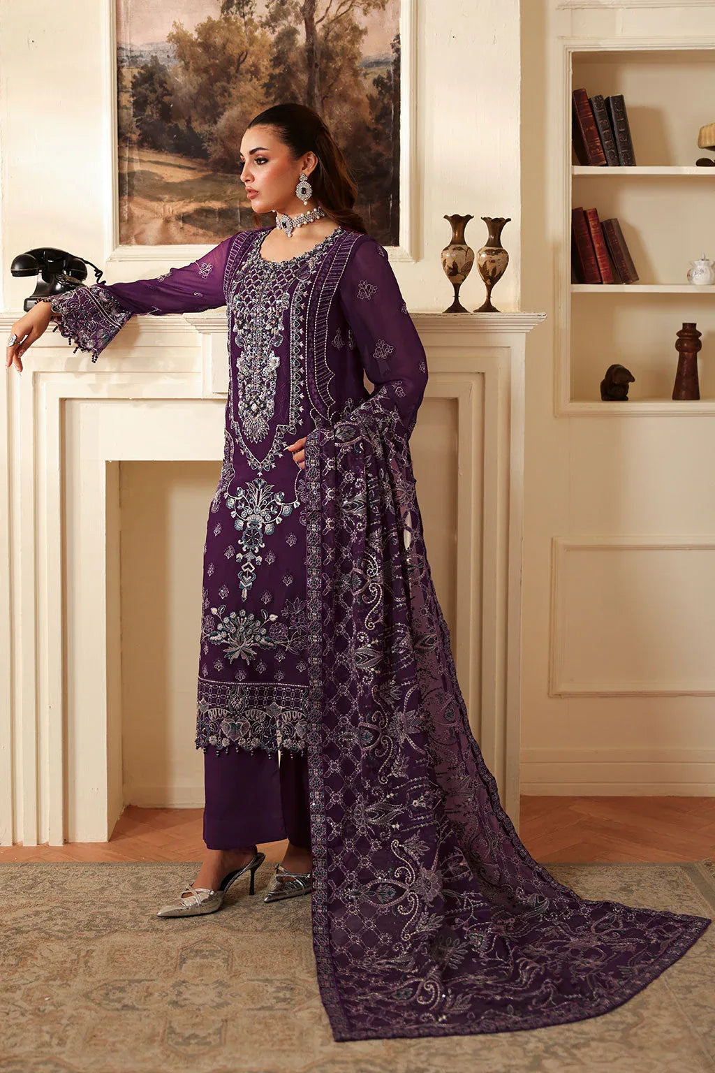 Ramsha | Dastaan Formals | T-406 - Aqsa Fabrics