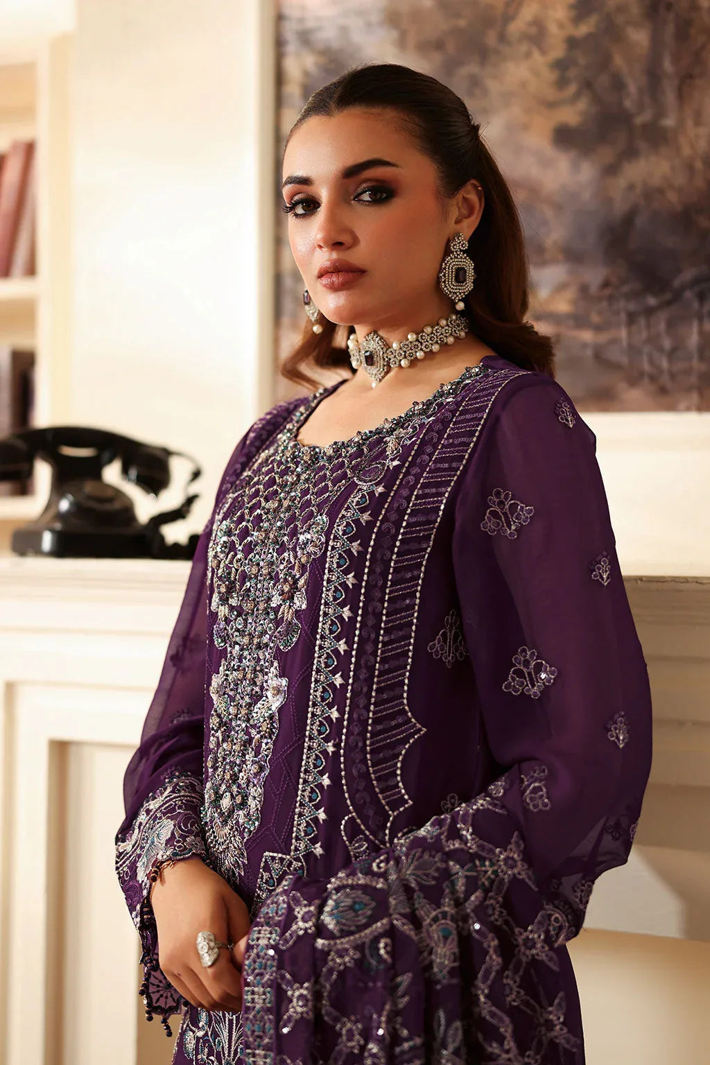 Ramsha | Dastaan Formals | T-406 - Aqsa Fabrics