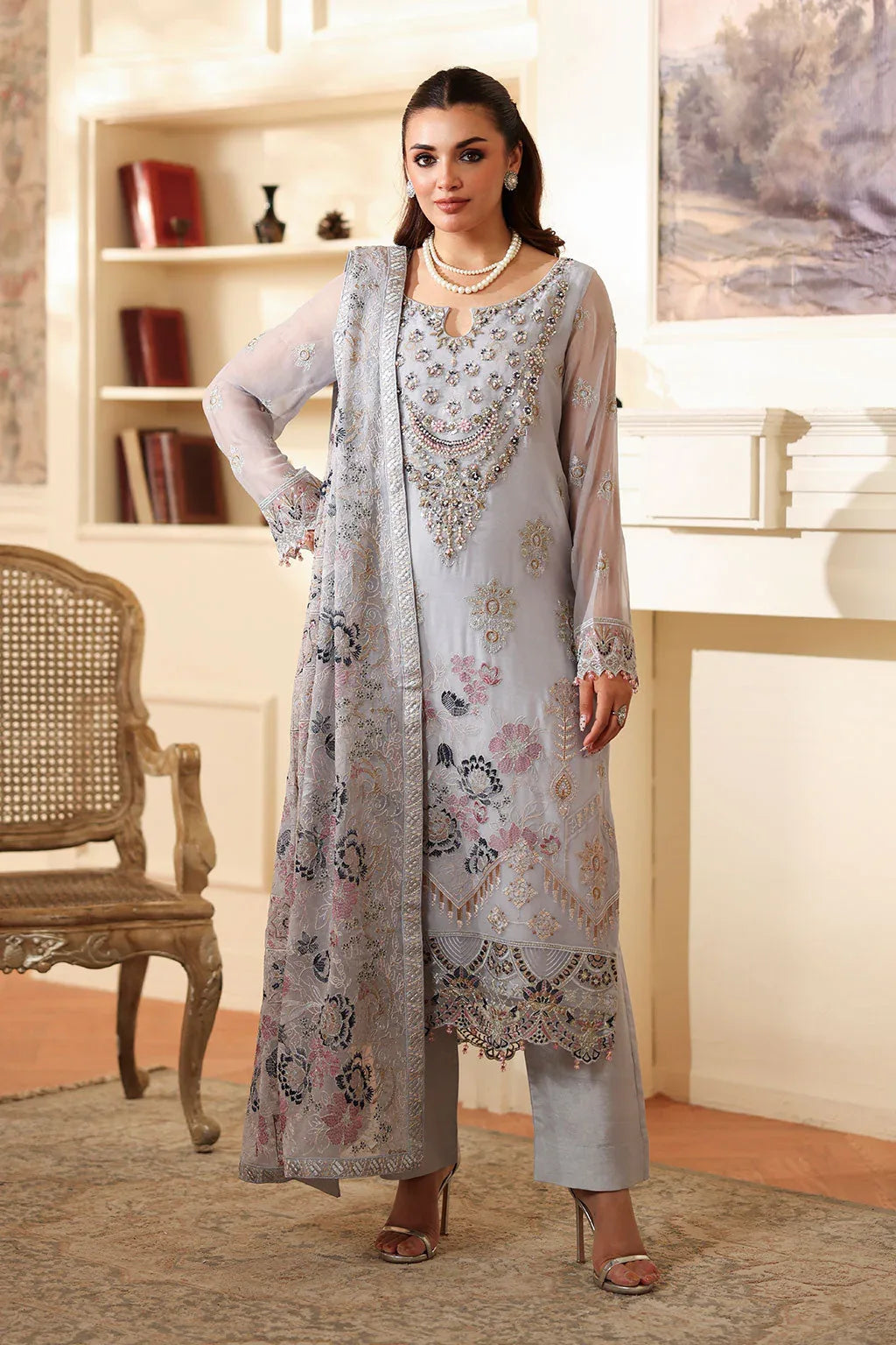 Ramsha | Dastaan Formals |T-405 - Aqsa Fabrics