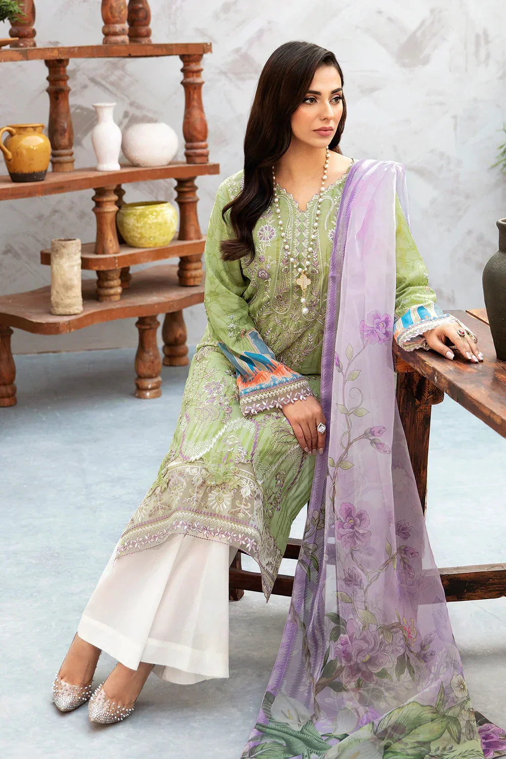 Ramsha | Ghazal Lawn 24 | L-904 - Aqsa Fabrics