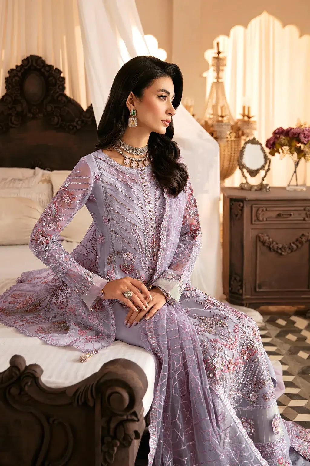 Ramsha | Luxury Wedding Collection 2023 | H-305 - Aqsa Fabrics