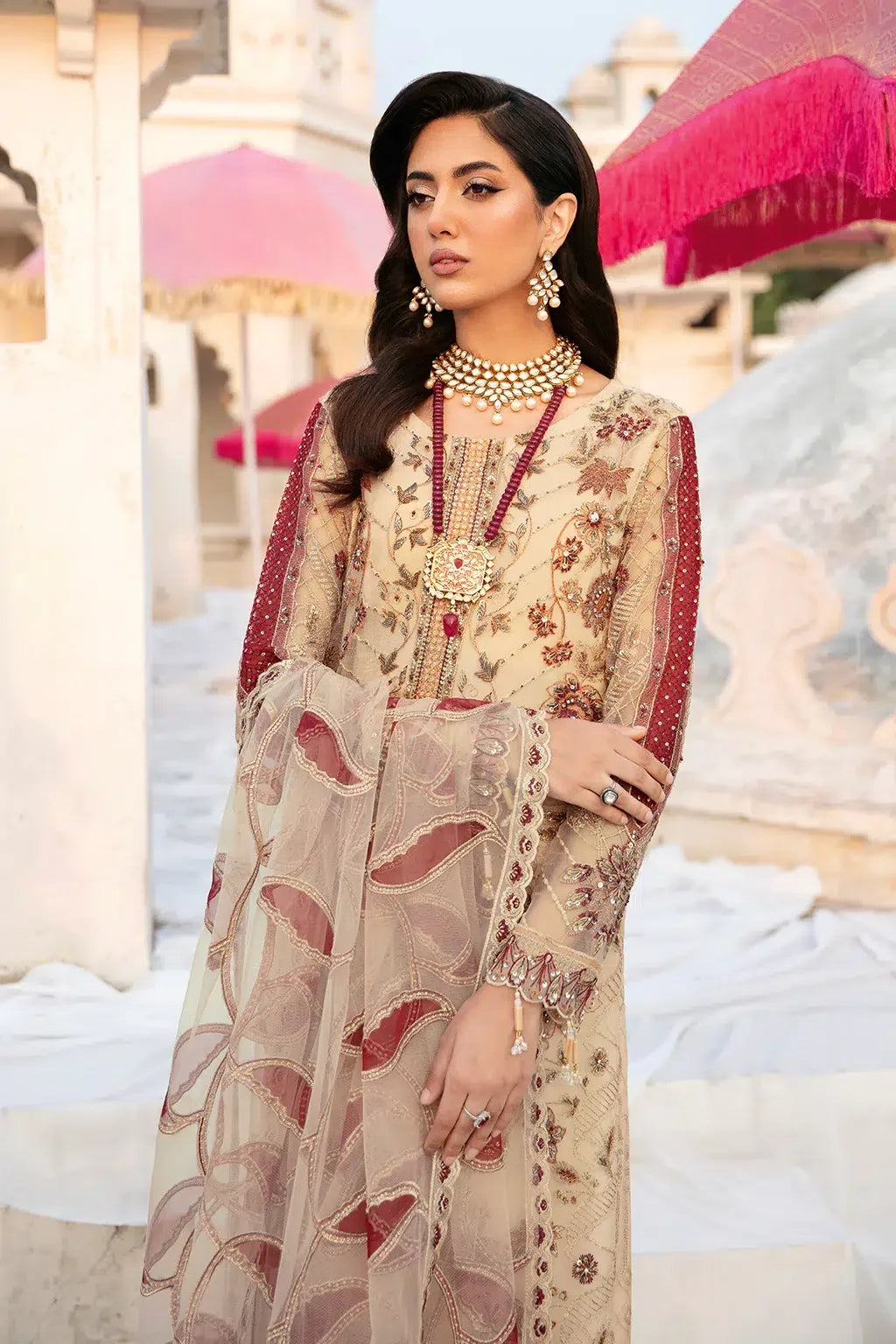 Ramsha | Luxury Wedding Collection 2023 | H-308 - Aqsa Fabrics