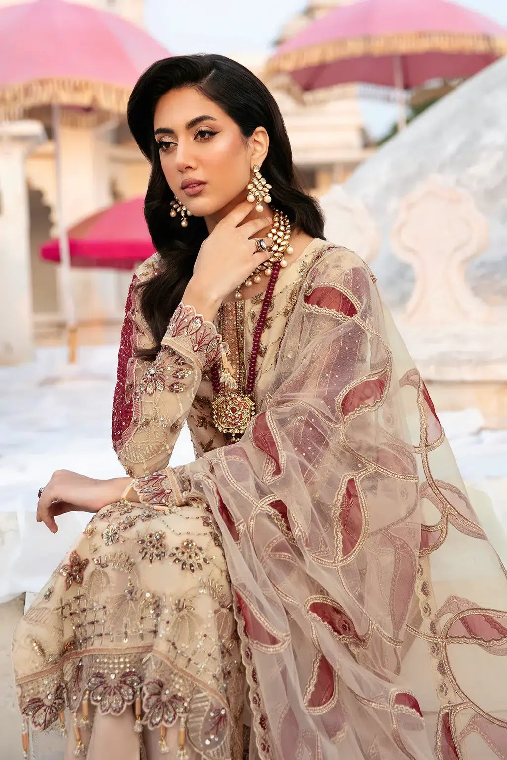 Ramsha | Luxury Wedding Collection 2023 | H-308 - Aqsa Fabrics