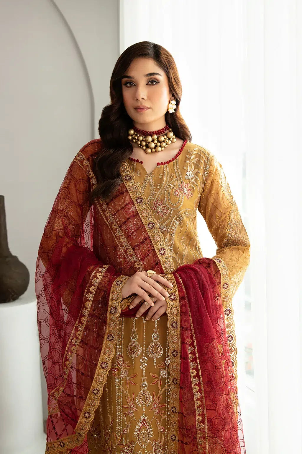 Ramsha | Rangoon Chiffon Collection | D-1110 - Aqsa Fabrics